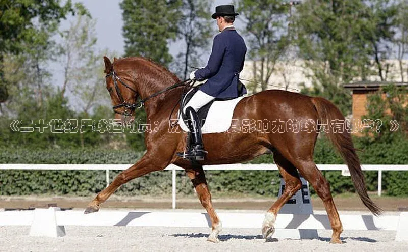 新宝gg百度社团赞助平台《二十世纪足球运动员：历史上最具影响力的球员有哪些？》